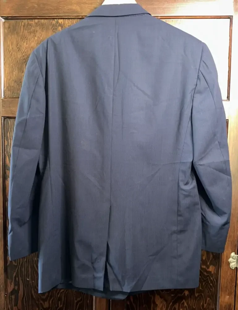Brooks Brothers 3 Button‎ Navy Blue BrooksCool Blazer Sport Coat Suit Jacket 44R